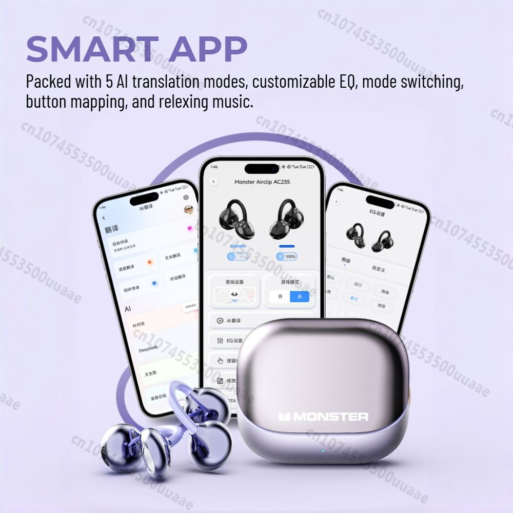 Monster AirClip AC235 Ear Clip - Phone Cases ulasan dan harga