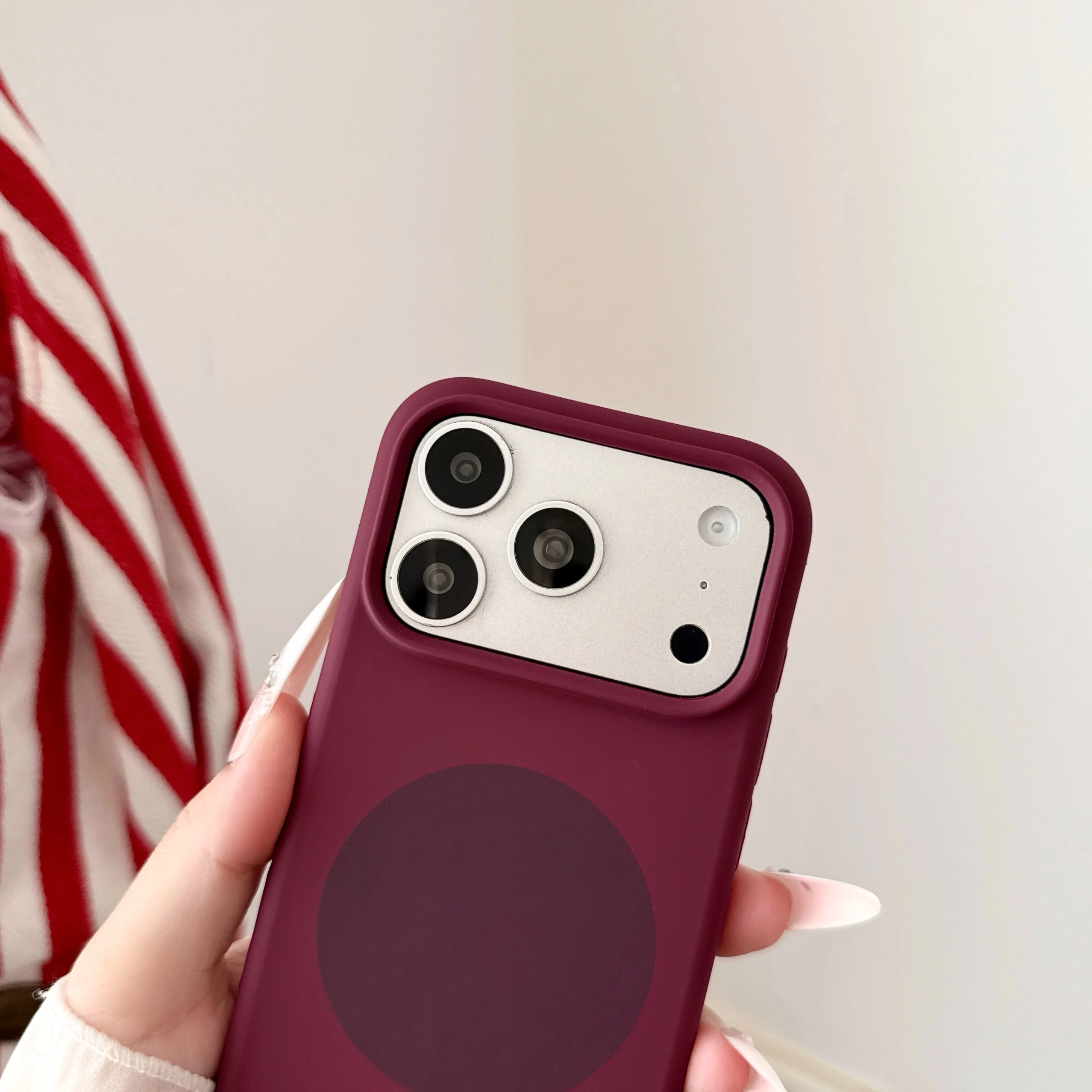 Fashion Magnetic Wireless Char - Liquid Silicone Magnetic Phone Case ulasan dan harga
