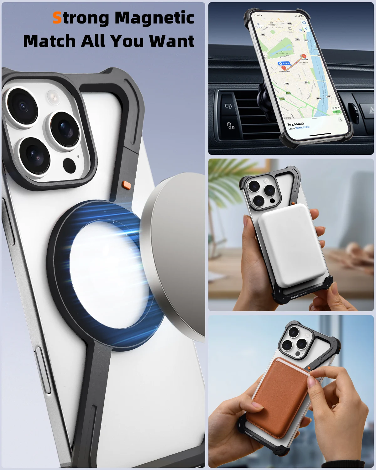 Oatsbasf Z-Shape Metal Phone C - Ultra Thin Frameless Phone Cover ulasan dan harga