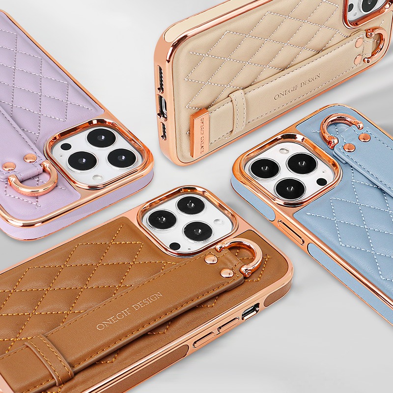 Fashionable Luxury Ring Wrist  - Leather Wallet Card Holder Phone Cover ulasan dan harga