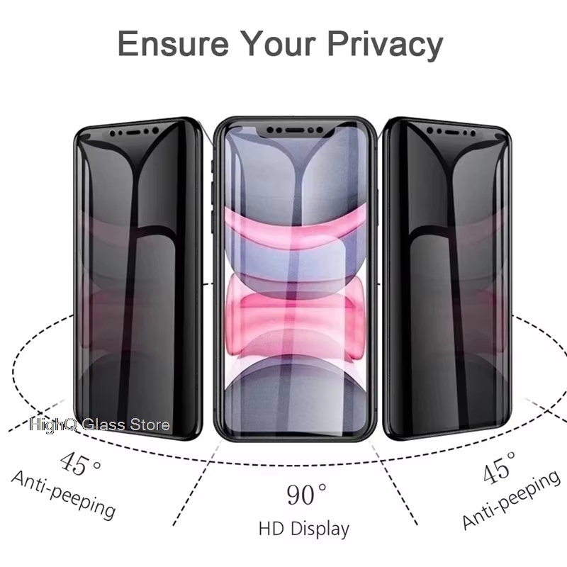 1-5PCS Anti-Spy Matte Ceramic  - Matte Anti Glare Screen Protector ulasan dan harga
