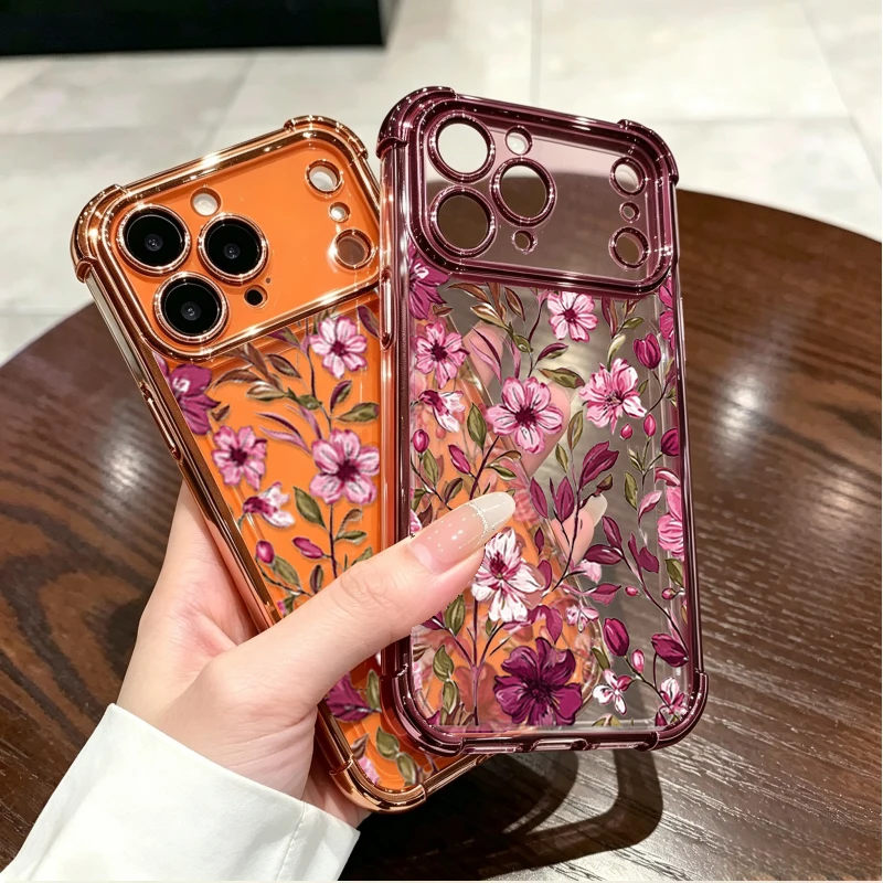 Vintage Red Floral Flowers Pat - Vintage Floral Pattern Soft Case ulasan dan harga