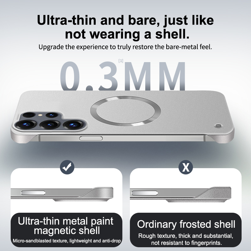 Frameless Ultra-thin Matte Lux - Ultra Thin Frameless Phone Cover ulasan dan harga