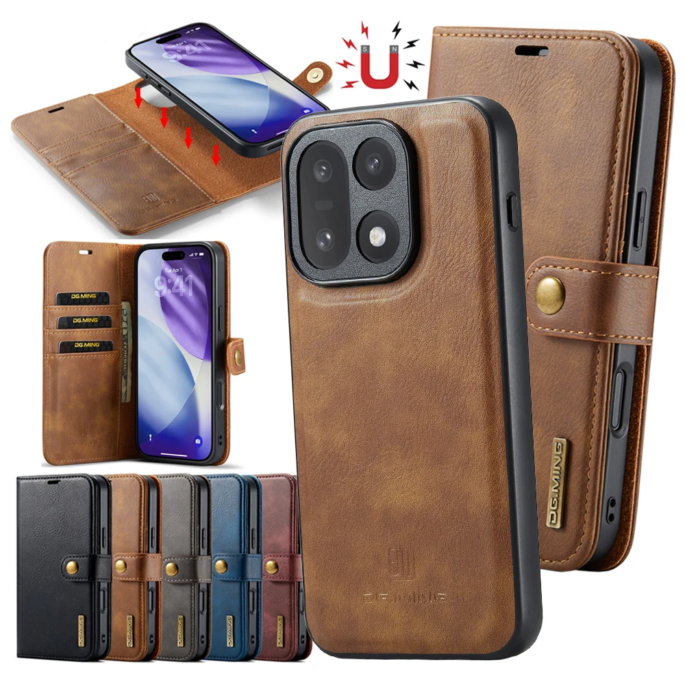 2 in 1 Magnetic Flip Leather C - Leather Wallet Card Holder Phone Cover ulasan dan harga