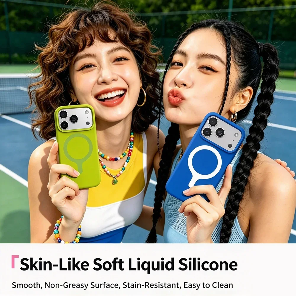 HANNUO Magnetic Liquid Silicon - Liquid Silicone Magnetic Phone Case ulasan dan harga
