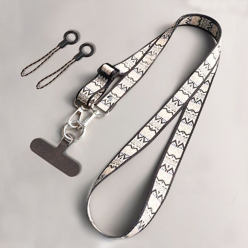 Cute Ethnic‑Style Phone Lanyar - Crossbody Lanyard Neck Strap Case ulasan dan harga