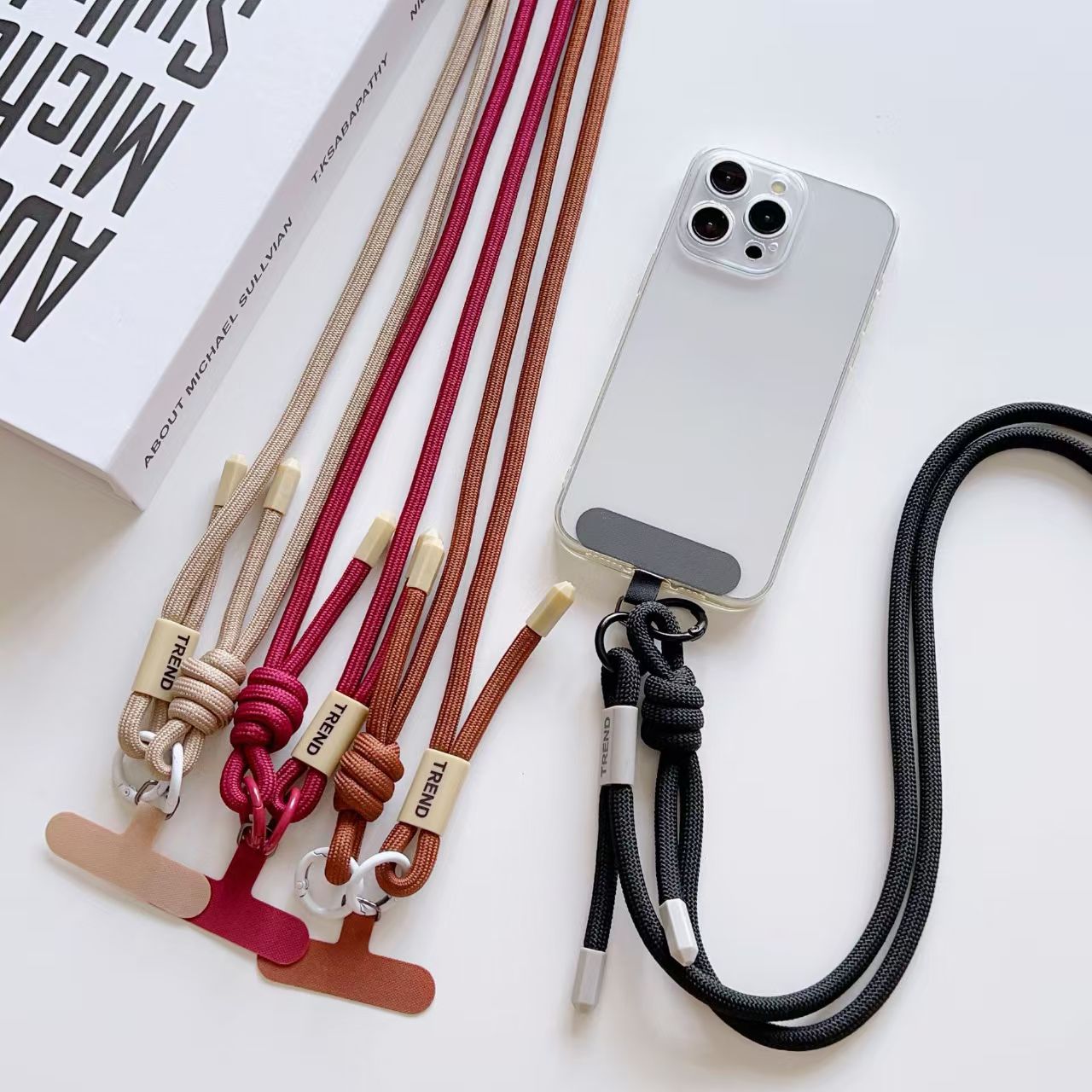 Adjustable Fashion Anti Loss P - Crossbody Lanyard Neck Strap Case ulasan dan harga