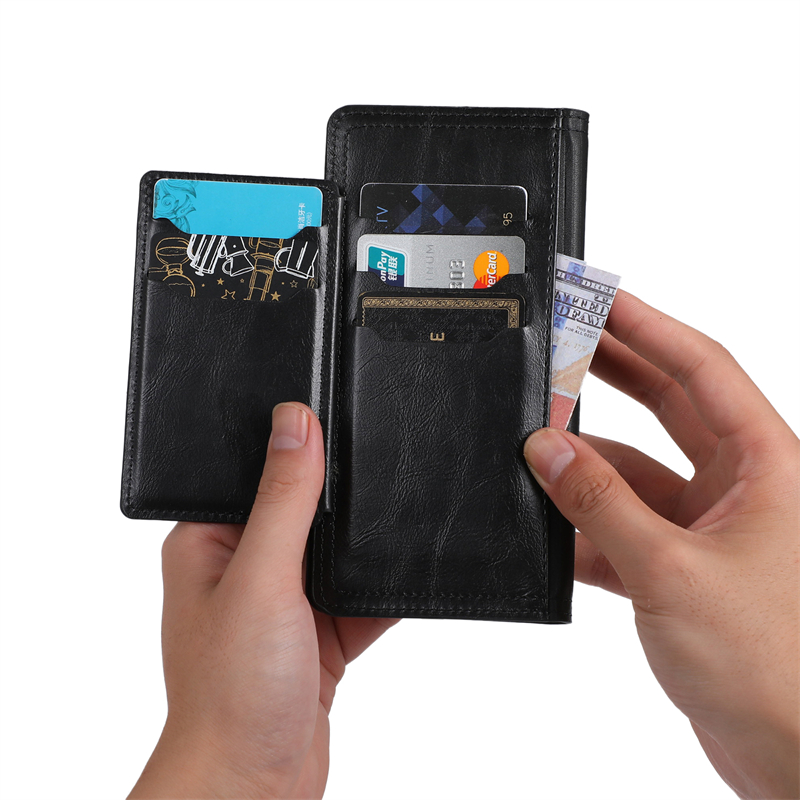 Zipper Flip Leather Wallet Car - Leather Wallet Card Holder Phone Cover ulasan dan harga